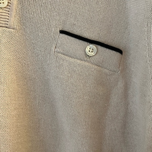 NWT Expression For Men Collection at the Bay Vintage Cotton Knit Polo Sweater - Picture 7 of 10